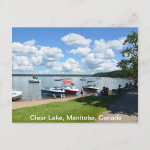 Cartão Postal Clear Lake, National Park, Manitoba, Canadá