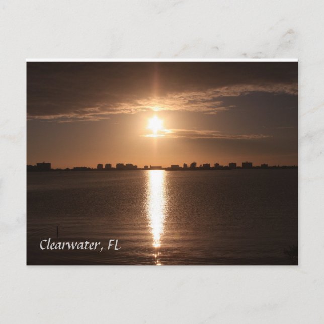 Cartão Postal Clearwater Beach, Flórida (Frente)