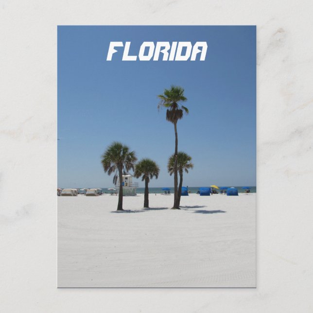 Cartão postal Clearwater Beach Florida (Frente)