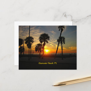 Cartão Postal Clearwater Beach Sunset