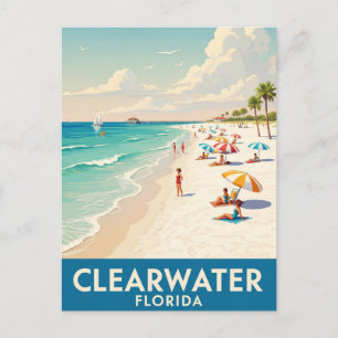 Cartão Postal Clearwater Beach Viagem