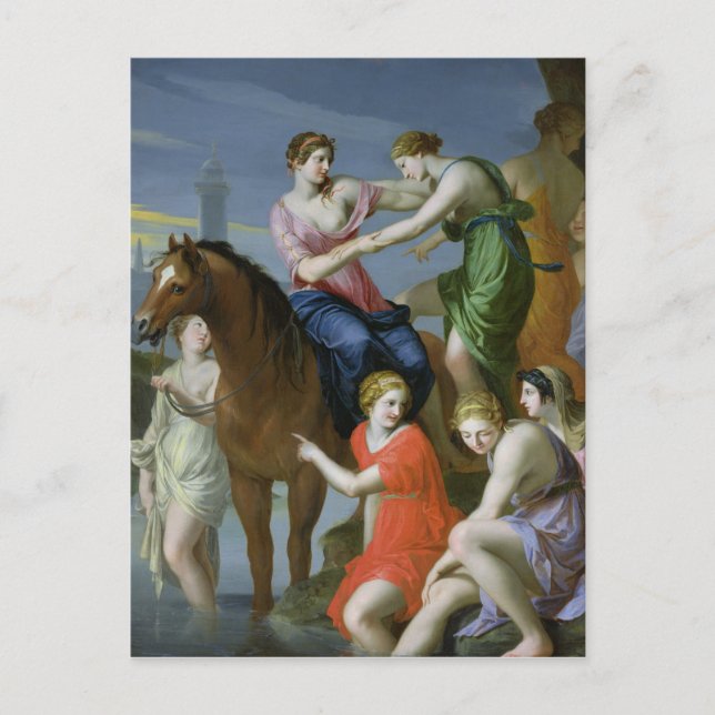 Cartão Postal Clelia Crossing The Tiber (Frente)