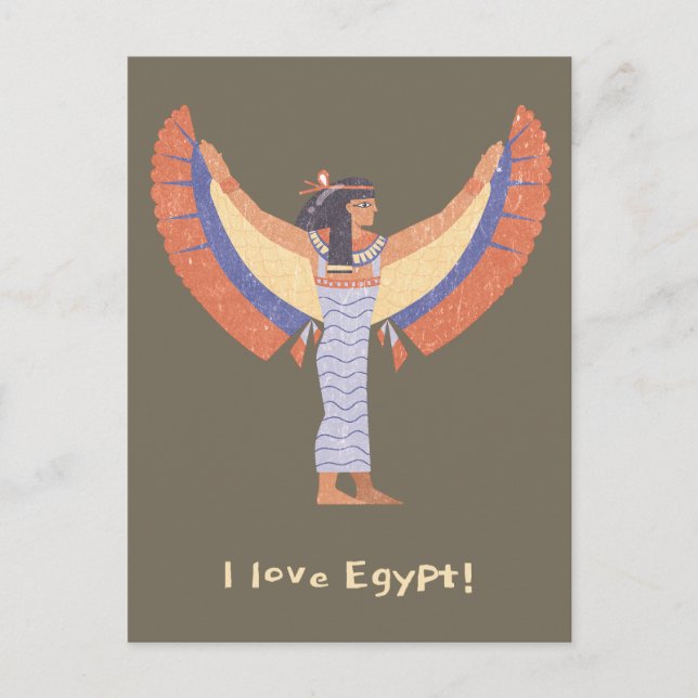 Cartão Postal Cleópatra. (Frente)