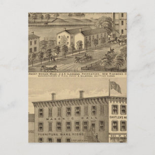 Cartão Postal Clermont Woolen Mills