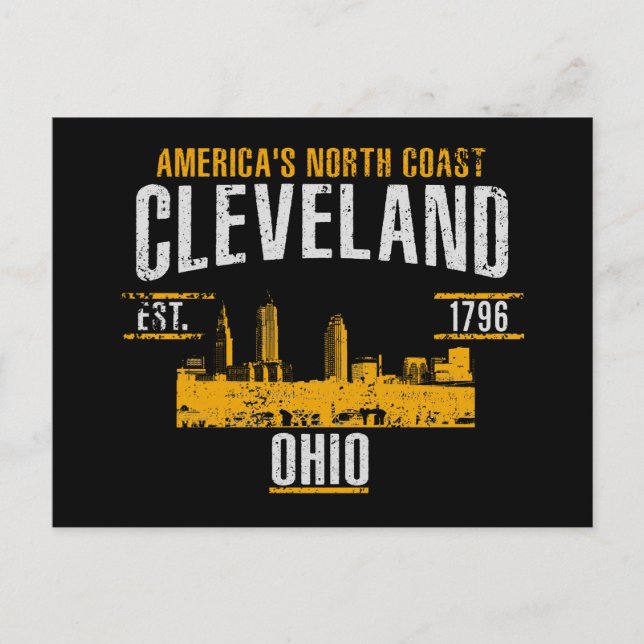 Cartão Postal Cleveland (Frente)