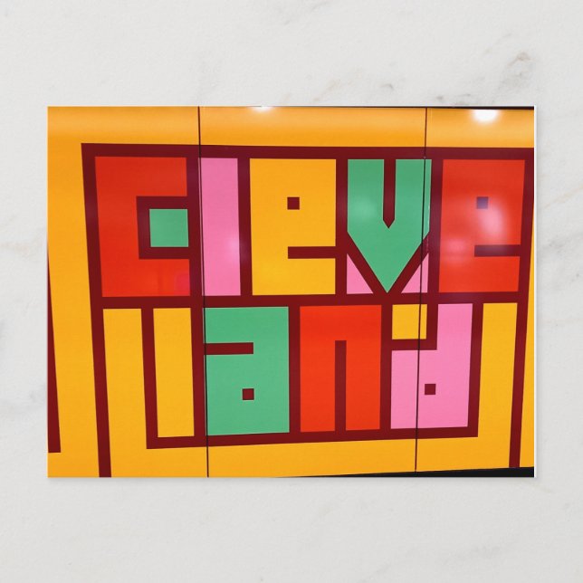 Cartão Postal Cleveland, Ohio (Frente)