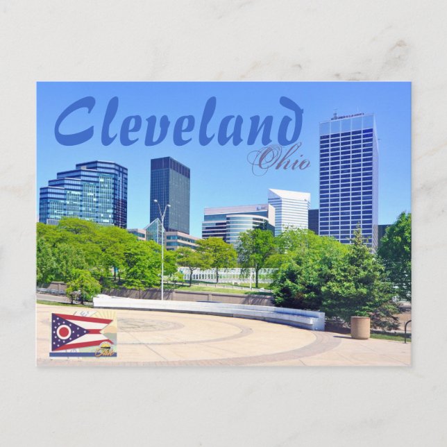 Cartão Postal Cleveland, Ohio, E.U.A. (Frente)