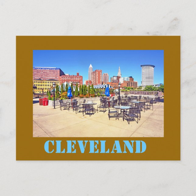 Cartão Postal Cleveland, Ohio, EUA (Frente)