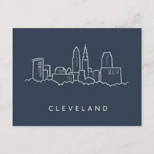 Cartão Postal Cleveland Ohio Skyline