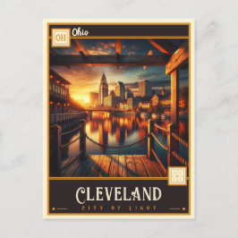 Cartão Postal Cleveland, Ohio | Vintage