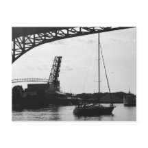 Cartão Postal "Cleveland On The River"