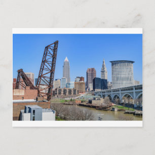 Cartão Postal Cleveland Skyline