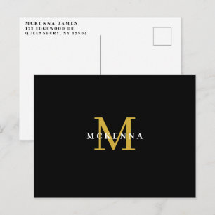 Cartão Postal Cliente de Negócios Ouro Preto Obrigado