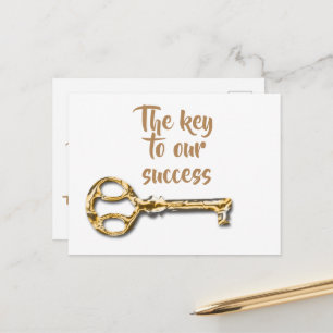 Cartão Postal Cliente do Cliente do Funcionário Agradecemos Sua