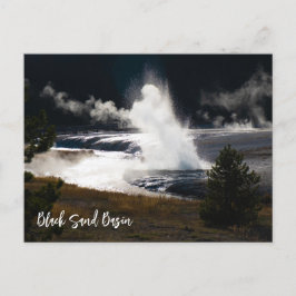 Cartão Postal Cliff Geyser Erupt Black Sand Basin Yellowstone