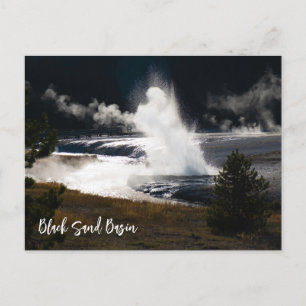 Cartão Postal Cliff Geyser Erupt Black Sand Basin Yellowstone