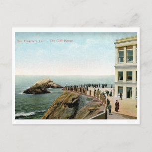 Cartão Postal Cliff House, São Francisco, CA Vintage