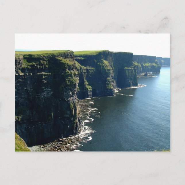 Cartão Postal Cliff of Moher County Clare Ireland (Frente)