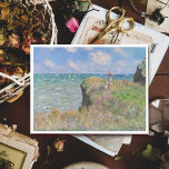 Cartão Postal Cliff Walk em Pourville por Claude Monet<br><div class="desc">O Cliff Walk em Pourville, de Claude Monet, mostra os arredores da vila pesqueira de Pourville, em Normandie, e duas jovens mulheres que se destacam em Cliff Walk, em Pourville. A grama composta por escovas curtas, grossas e curvas parece tremer na brisa, e versões sutilmente modificadas dos mesmos traços e...</div>