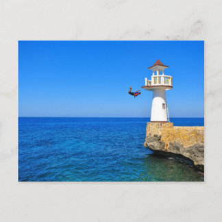 Cartão Postal Cliffmerging em Negril, Jamaica