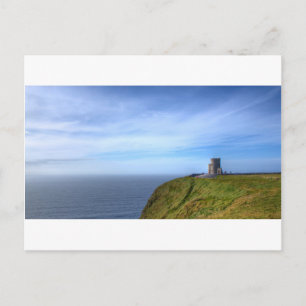 Cartão Postal Cliffs of Moher, O'Brien's Tower, Irlanda