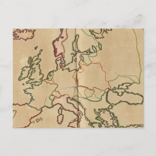 Cartão Postal Clima da Europa (Frente)