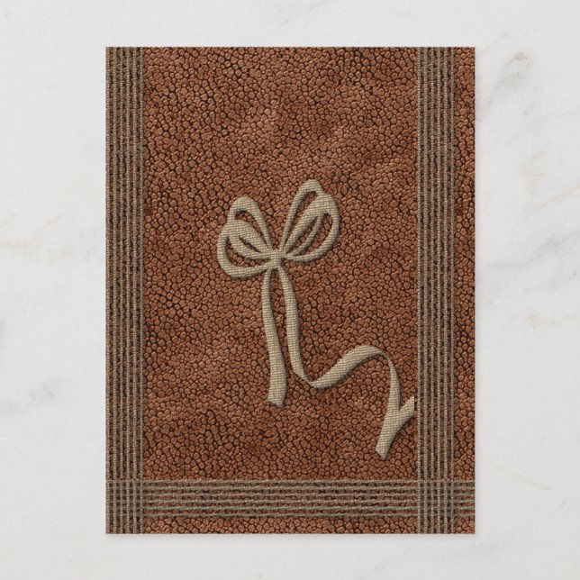 Cartão Postal Clima de Festa de Fim de Ano em Ouro (Frente)