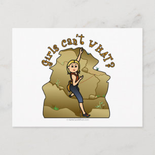 Cartão Postal Clima Light Girl Rock
