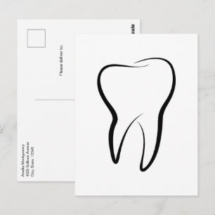 Cartão Postal Clínica de Odontologia Dentária Higiene Oral