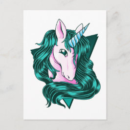 Cartão Postal Clip art Unicorn