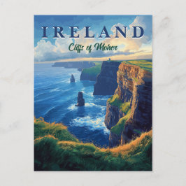 Cartão Postal Clipes da Viagens vintage da mãe