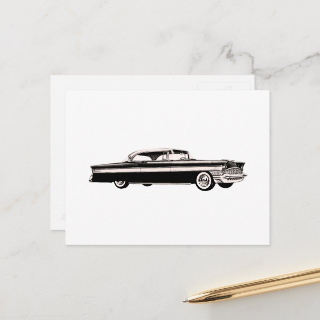 Cartão Postal Clipper Clássico de Pacotes 1956 (Frente/Verso In Situ)