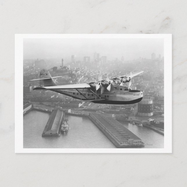 Cartão Postal Clipper Pan-Americano China e São Francisco 2 (Frente)