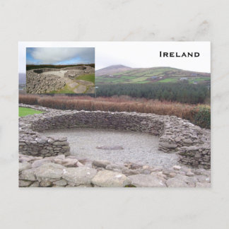 Cartão Postal Clochans, Riasc, Kerry, Irlanda