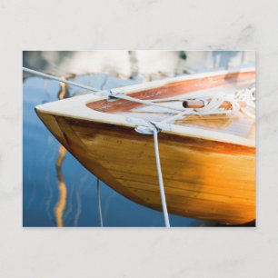 Cartão Postal Closeup On Tied Up Boat