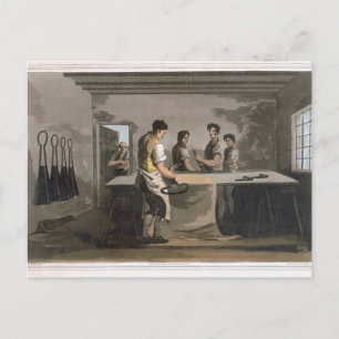 Cartão Postal Cloth Dressers, da inscrição "Costume of Yorkshi
