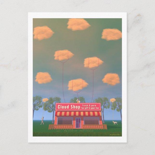cartão postal CLOUD SHOP (Frente)