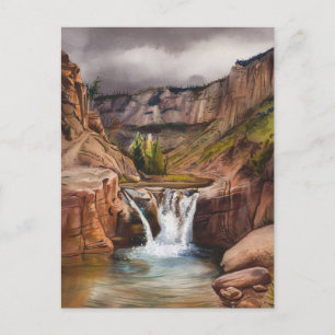 Cartão Postal Cloudland Canyon State Park Cloudy