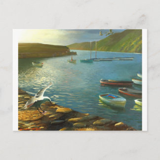 Cartão Postal Clovelly - Olhando para fora