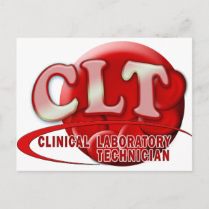 CARTÃO POSTAL CLT CLINICAL LABORATORY TECHNICIAN SWOSH LOGO