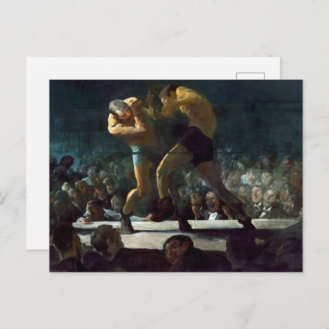 Cartão Postal Club Night | George Bellows | (Frente/Verso)