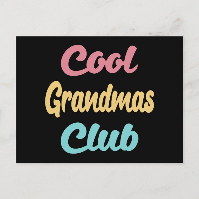 Cartão Postal Clube das Avós Incríveis II (Frente)