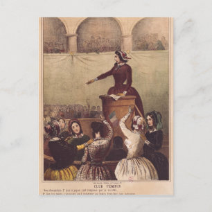 Cartão Postal Clube das Mulheres, c.1848
