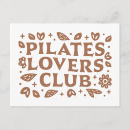 Cartão Postal Clube de amantes de pilates