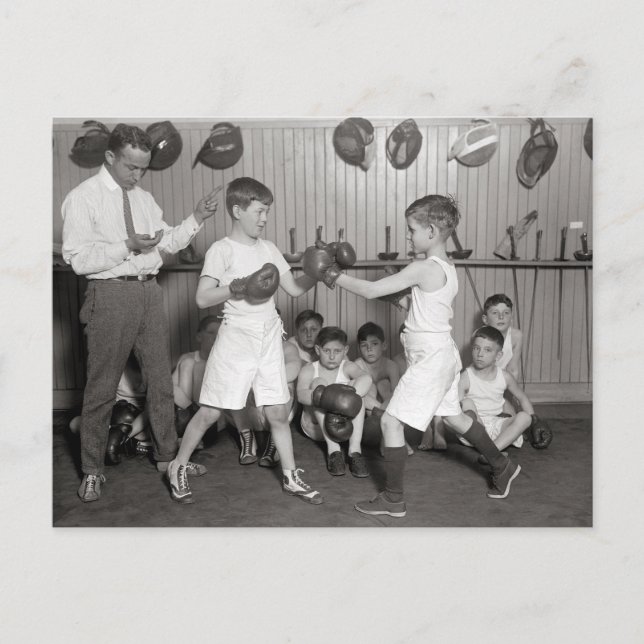 Cartão Postal Clube de Boxe Masculino, 1925 (Frente)