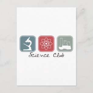 Cartão Postal Clube de Ciências (Quadrados)