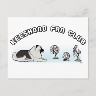 Cartão Postal Clube de Fãs do Keeshond