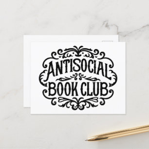 Cartão Postal Clube do livro antissocial