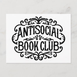 Cartão Postal Clube do livro antissocial