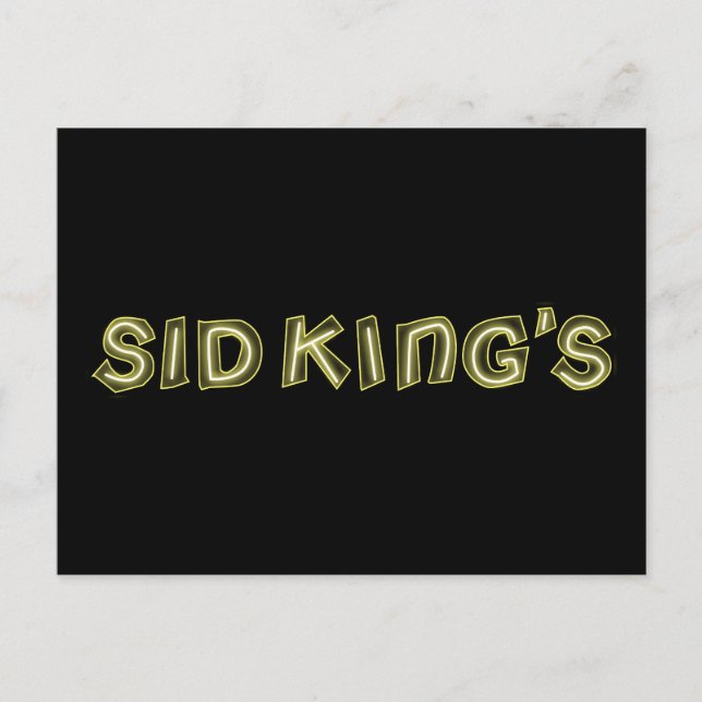 Cartão Postal clube do sid King (Frente)